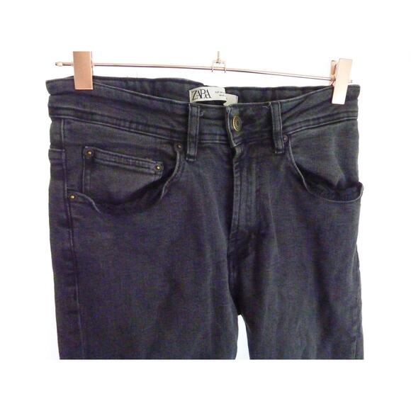 Zara Women's Black Wash Skinny Jeans Size 30 - Picture 2 of 5
